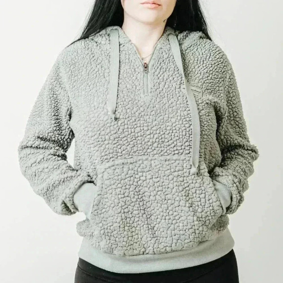 Simply Southern Simply Fuzzy Fleece Pullover Hoodie - L - Picture 1 of 8